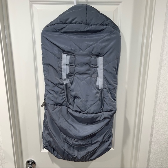 STROLLER COVER LITTLE ME INFANT ORIGINAL  GRAY STAY WARM IN WINTER QUICK ZIP - Picture 2 of 3